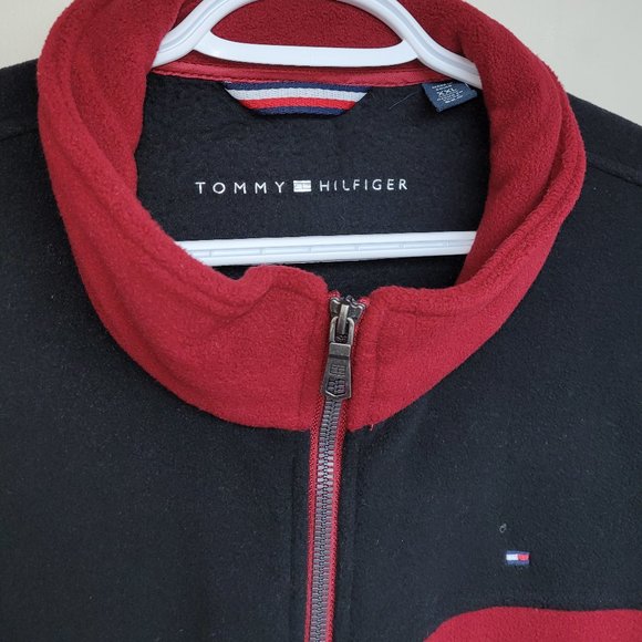 Tommy Hilfiger Men's 2XL fleece zip front sweater - Picture 4 of 6